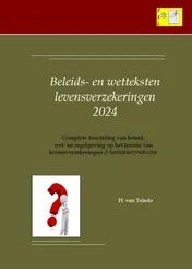 Omslag van Beleids- en wetteksten levensverzekeringen 2024