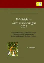 Omslag van Beleidsteksten en V&A's levensverzekeringen 2021