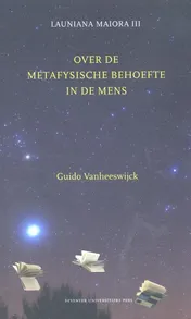 Omslag van Over de metafysische behoefte in de mens