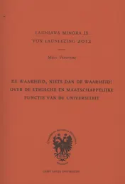 Omslag van De waarheid niets dan de waarheid