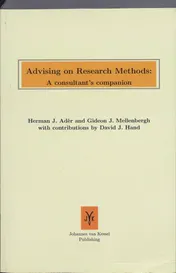 Omslag van Advising on research methods