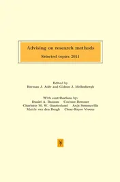 Omslag van Advising on research methods