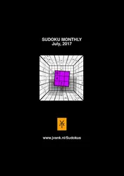 Omslag van Sudoku Monthly (July 2017)