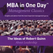 Omslag van The Ideas of Robert Quinn About Leadership