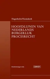 Omslag van Hoofdlijnen Ned burg precesrecht