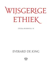 Omslag van Wijsgerige ethiek
