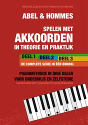 Omslag van Pianomethode in drie delen voor onderwijs en zelfstudie