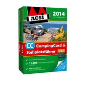 Omslag van ACSI CampingCard en Camperplaatsen 2014