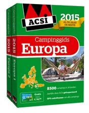 Omslag van ACSI campinggids Europa 2015 + DVD