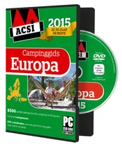 Omslag van ACSI campinggids Europa 2015 + DVD