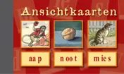 Omslag van Ansichtkaarten, Aap - Noot - Mies
