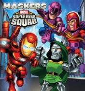 Omslag van Maskers Marvel super hero squad
