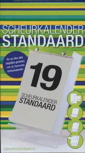 Omslag van Scheurkalenderstandaard, kleurloos 19 cm