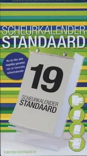 Omslag van Scheurkalenderstandaard, fluo geel 18 cm