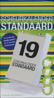 Omslag van Scheurkalenderstandaard, mat zwart 18 cm