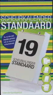 Omslag van Scheurkalenderstandaard, kleurloos 18 cm