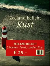 Omslag van Zeeland belicht pakket drie delen Feest, Land en Kust