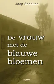 Omslag van De vrouw met de blauwe bloemen
