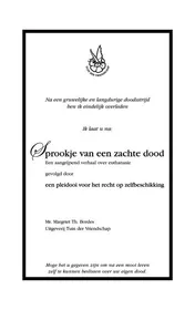 Omslag van Sprookje van een zachte dood
