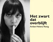 Omslag van Het zwart dat overblijft