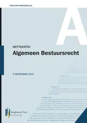 Omslag van Wetteksten Algemeen Bestuursrecht