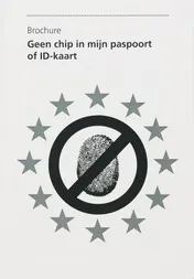 Omslag van Brochure geen chip in mijn paspoort of ID-kaart