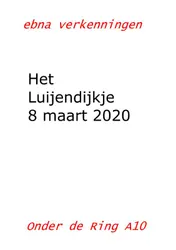 Omslag van Het Luiendijkje 8 maart 2020