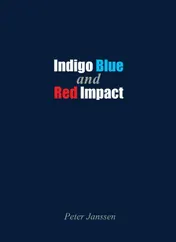 Omslag van Indigo blue and red impact