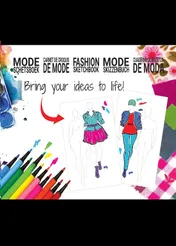Omslag van Mode schetsboek - Van idee naar ontwerp!