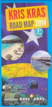 Omslag van Wegenkaart Curaçao 2014; Curaçao roadmap 2014