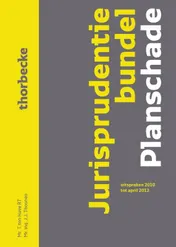 Omslag van Jurisprudentie planschade