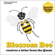 Omslag van Blossom Bee receives a letter from the queen