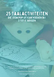 Omslag van 25 Taalactiviteiten die jouw handpop zelf uit kan voeren