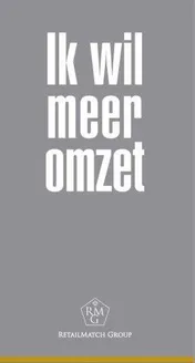 Omslag van Ik wil meer omzet