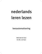 Omslag van Dyslexie-vrij Nederlands leren lezen