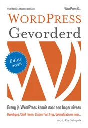 Omslag van WordPress Gevorderd