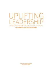 Omslag van Uplifting leadership