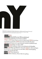 Omslag van nY#11 Staatkunst/Kunststaat