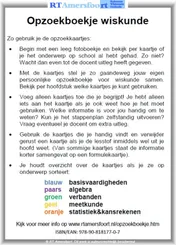 Omslag van Opzoekboekje Wiskunde