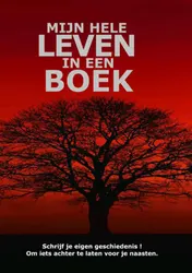 Omslag van mijn hele leven in een boek