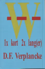 Omslag van W