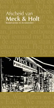 Omslag van Afscheid van Meck & Holt, boekhandel te Amsterdam
