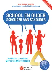 Omslag van School en ouder schouder aan schouder