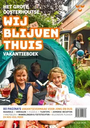 Omslag van Het grote Oosterhoutse wij blijven thuis vakantieboek