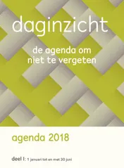 Omslag van Daginzicht agenda 2018