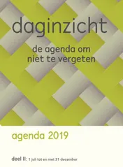 Omslag van Daginzicht agenda 2019 Deel II