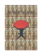 Omslag van De Tafels van Krom