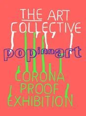 Omslag van The art collective Popinnart corona proof exhibition