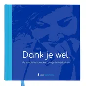 Omslag van Dank je wel