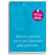 Omslag van Scheurkalender positieve spreuken 2019